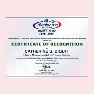 DTI Kapatid Mentor Me Program REGION IV-A (51 Mentees)    Best Business Improvement Plan