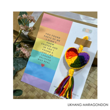 Load image into Gallery viewer, Crochet Heart Keychain