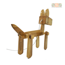 Load image into Gallery viewer, Bamboo Dog Lamp (With ears)