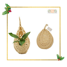 Load image into Gallery viewer, Crochet Hanging Plant Basket