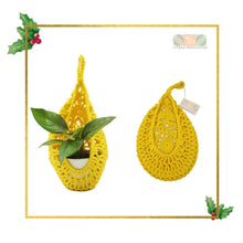 Load image into Gallery viewer, Crochet Hanging Plant Basket